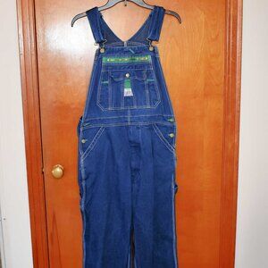 Men's 36 30 Liberty Stonewashed Bib Overalls